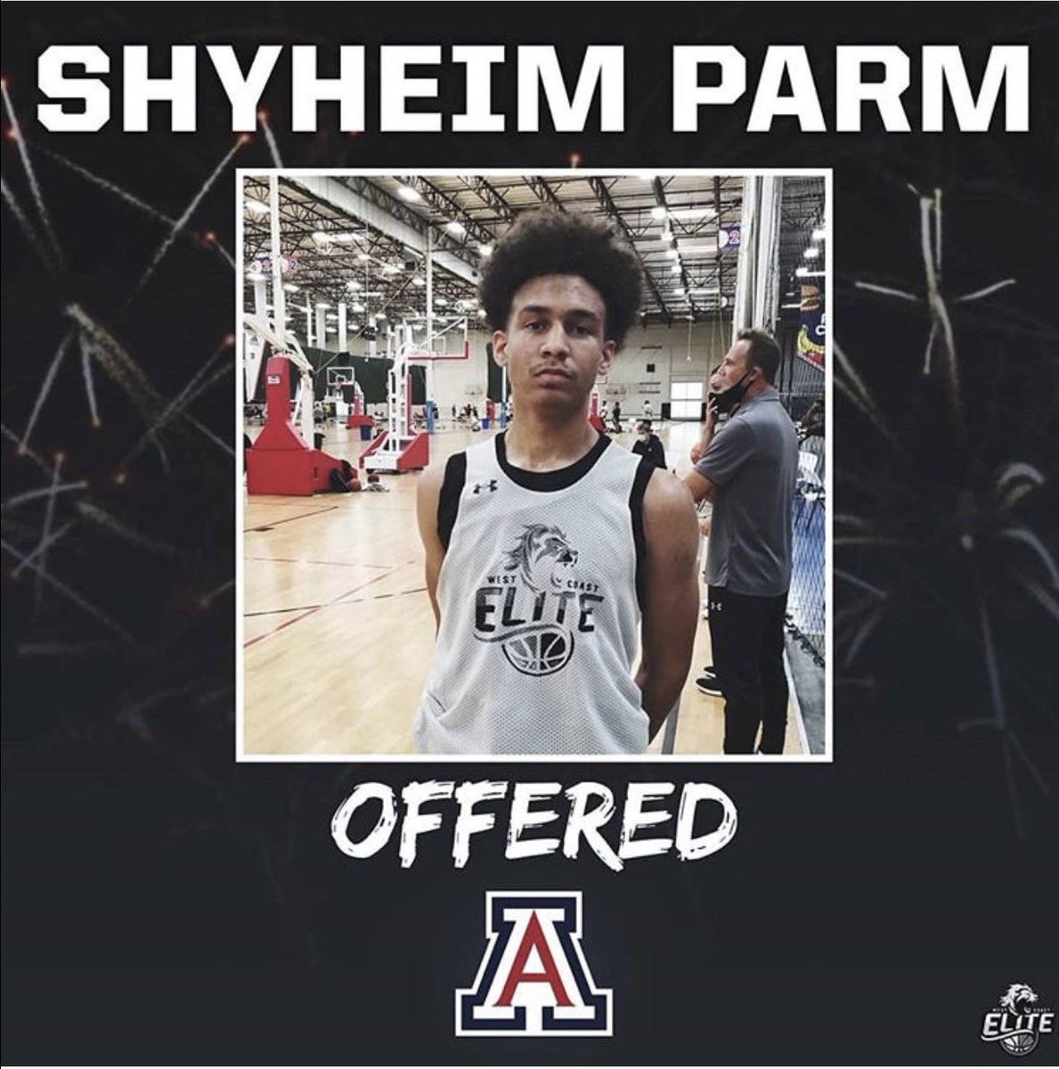 BBallTribune's tweet photo. @shymoney03 6’2 PG Shyheim Parm has been offered by Arizona. This @wceua star comes as no surprise. You can see you YouTube he’s been a force since the 7th grade. Really excited to see him develop and pick up a ton of offer being under @RyanSilver1 and @CoachSimon2 at #WCE https://t.co/hdmp11hmEh