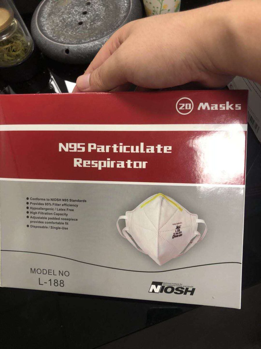 Ali40892751's tweet photo. #NOISH_N95_Mask
#MOQ: 200,000 pieces
#Exwork pieces $2.5 USD/pcs for #L288 and $2 USD/pcs for #L188
from white listed factory #Harley
#USA #EUA_White_List 
If you need more masks like #FFP2, #KN95 #3ply let me know.
WhatsAapp/WeChat:+86 - 155 - 8962 - 2787 https://t.co/wmHvU5uDxY