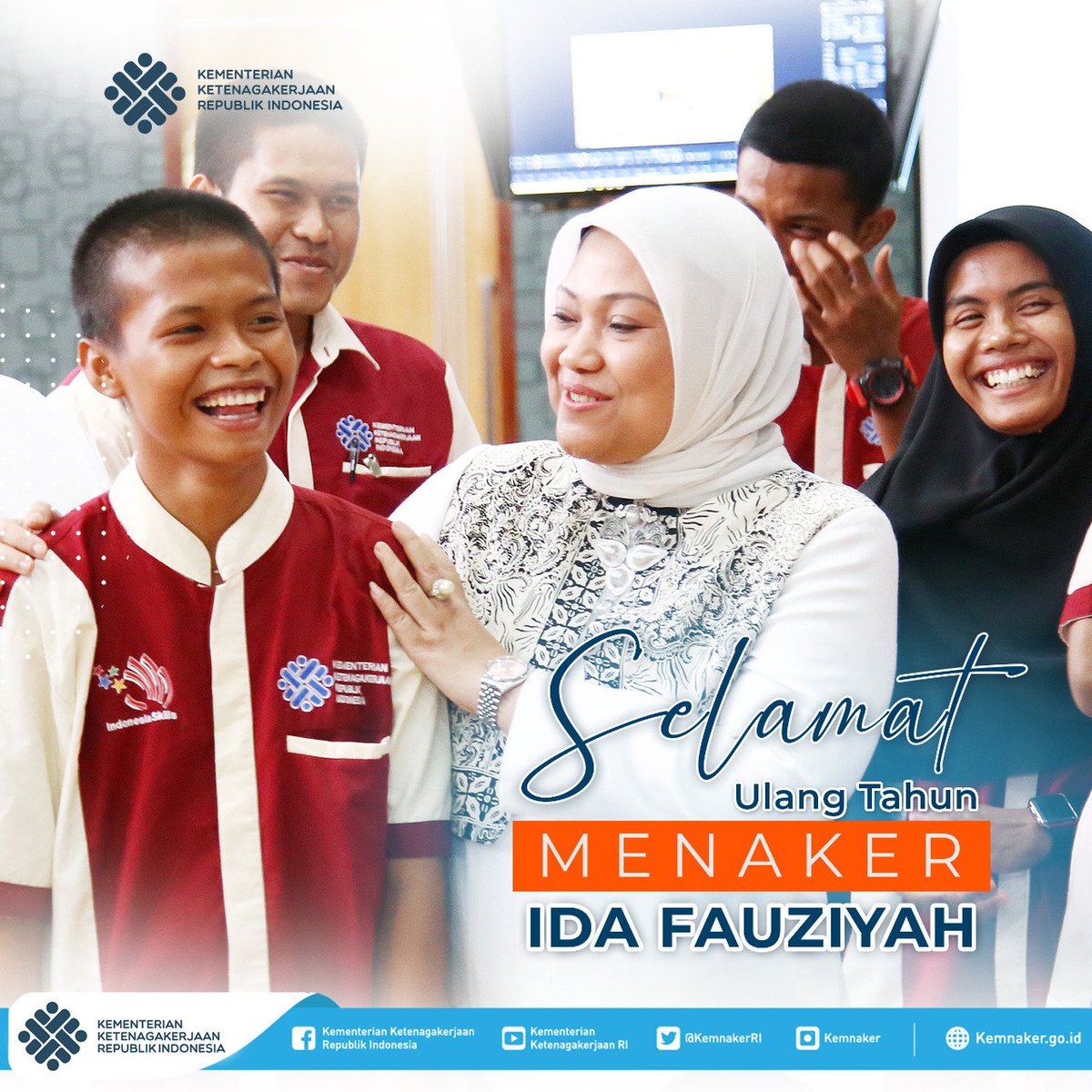 Selamat #UltahIdaFauziyah51 semoga panjang umur, sehat selalu bersama keluarga dan senantiasa berada dlm lindungan-Nya. Terus berkarya untuk Negeri.

<a href="/idafauziyah/">Ida Fauziyah</a>
<a href="/jokowi/">Joko Widodo</a>
<a href="/idafauziyah/">Ida Fauziyah</a>
<a href="/KemnakerRI/">Kementerian Ketenagakerjaan RI</a>
<a href="/DPR_RI/">DPR RI</a>
<a href="/mprgoid/">MPR RI</a>
#IbuIdaJadiDoktor
#KerjaProduktifIbuIda