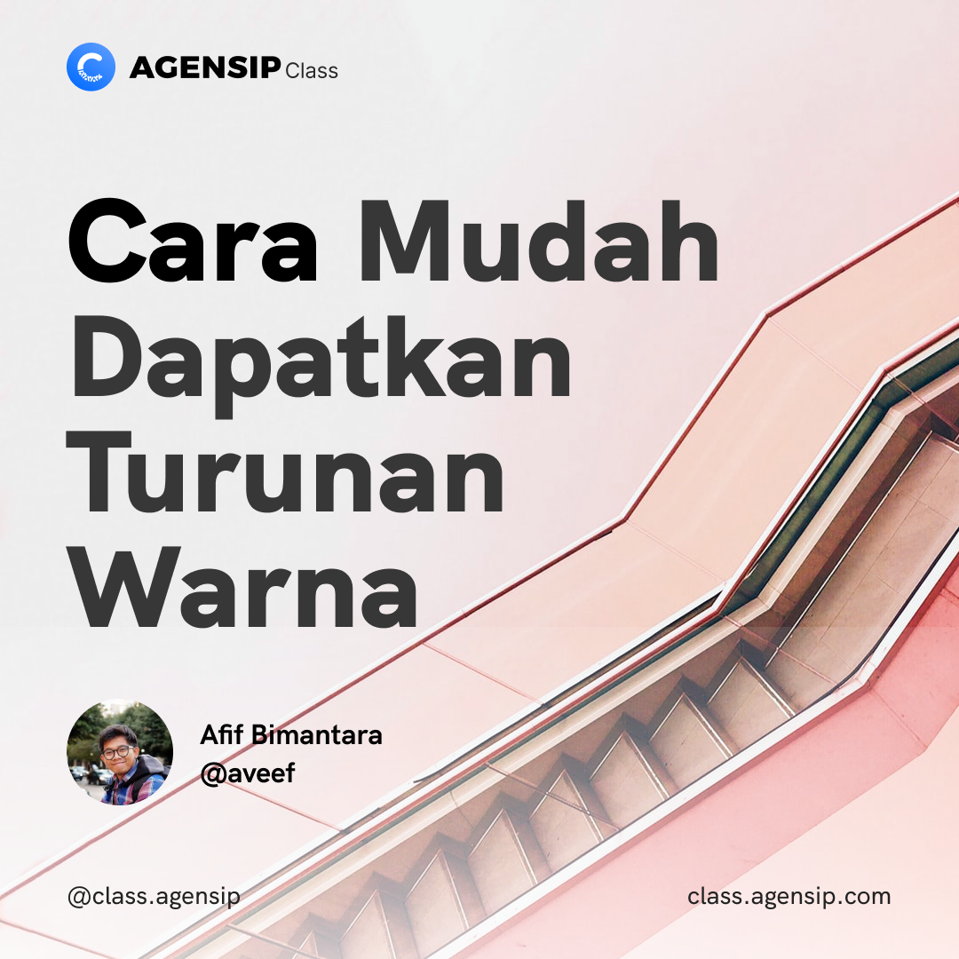 classagensip's tweet image. Cara mudah dapatkan turunan warna. Oleh @aveef

—

#warna #tipswarna #tutorialdesain #desainmudah #agensipclass #tutorialwarna #paletwarna #kombinasiwarna #colorcombination