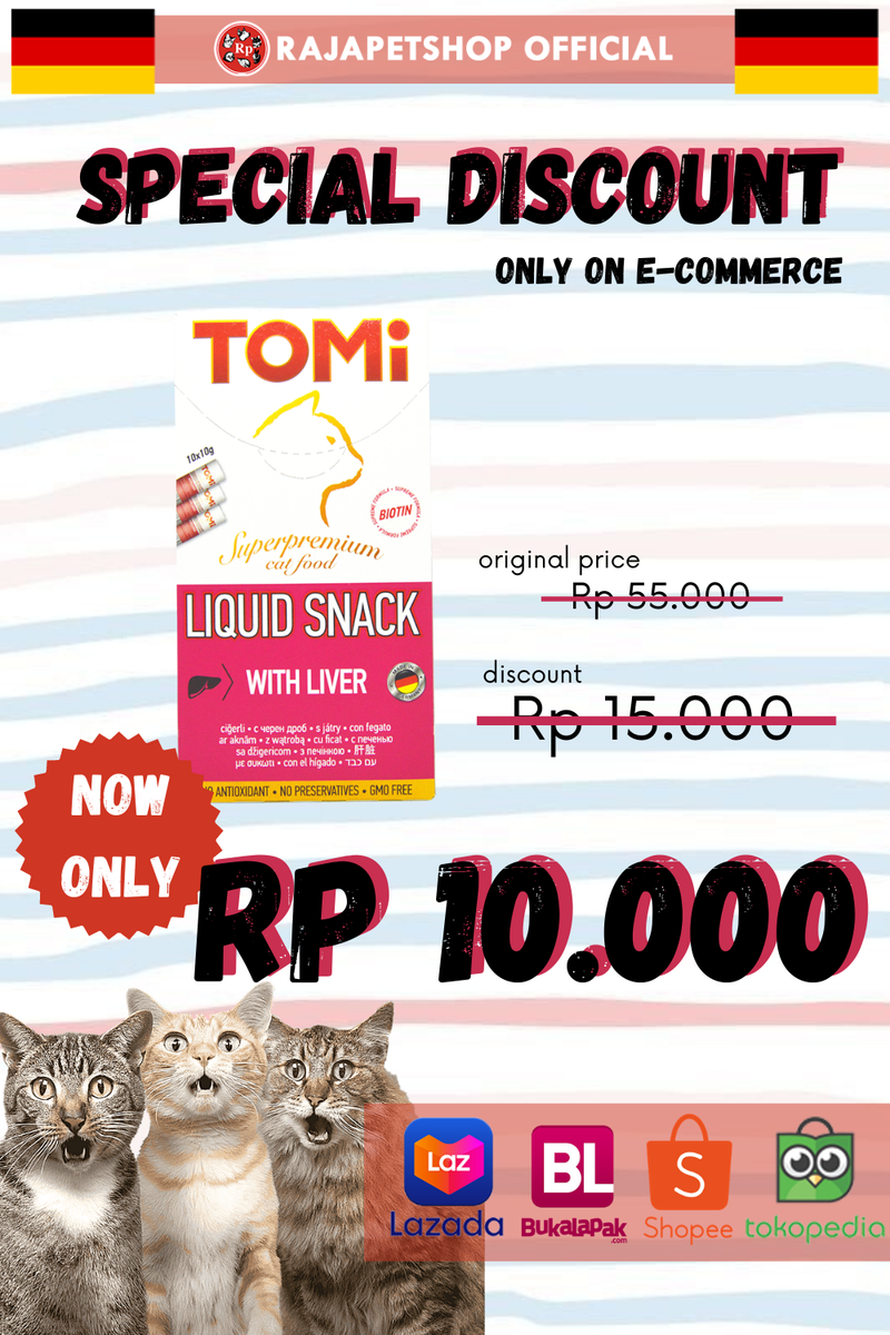 BIG SALE !!!!!
dapatkan diskon besar-besaran hanya di e-commerce Rajapetshop Official!

#catsofinstagram #CatsOfTwitter #catstagram #cats #catfood #catsnack #catlover #catlovers #catlove #petshop #Kucing #kucinglucu #catsvideo