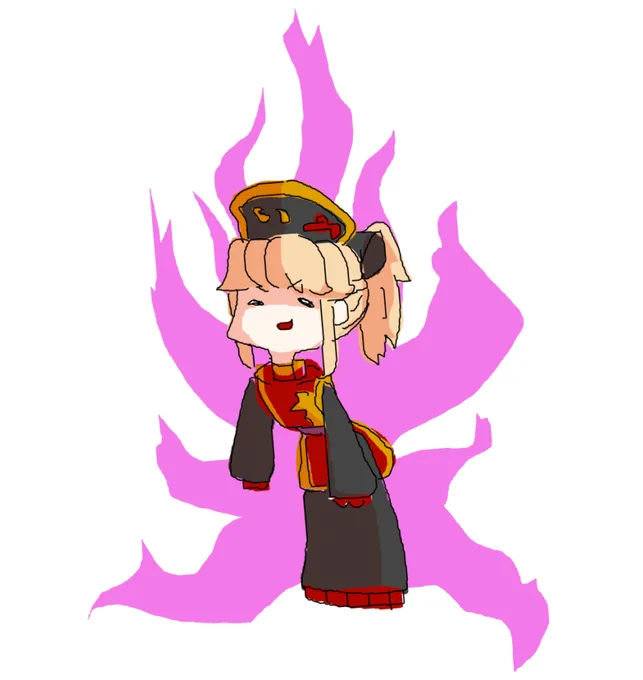 マウスで描いた純孤さん 