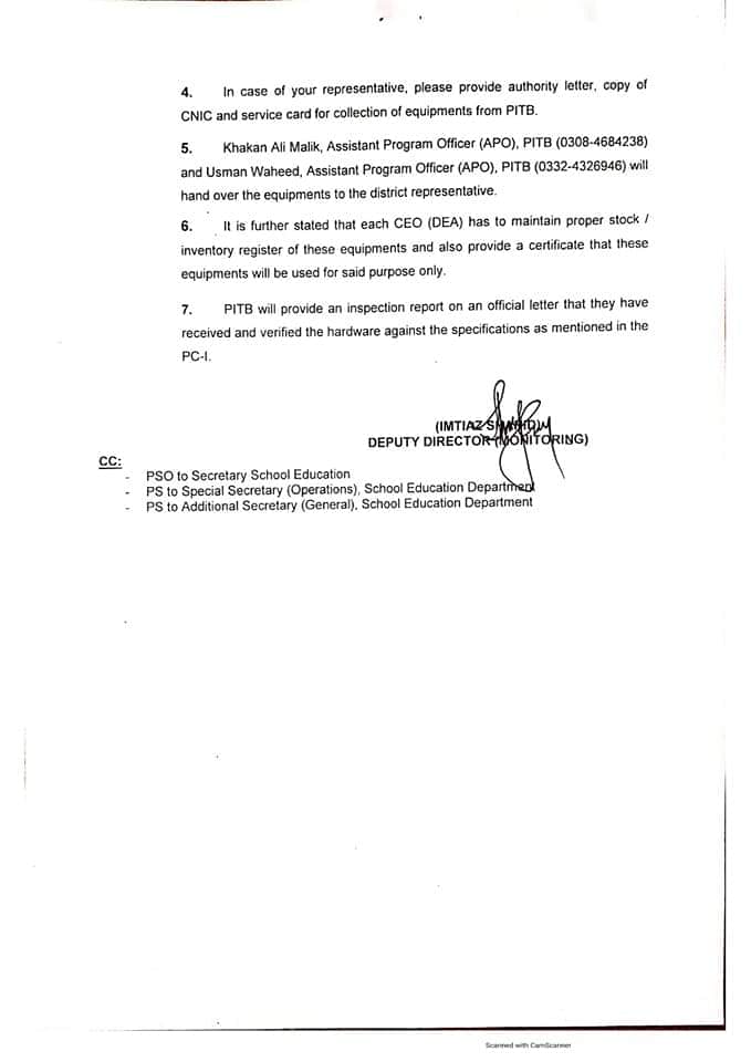 UstadSays's tweet photo. Human Resource Management System (HRMIS)
Hardware collection for #eProfile of teachers from @PITB_Official
#NotificationUstadSays
@SchoolEduPunjab https://t.co/bxmirWWjLC