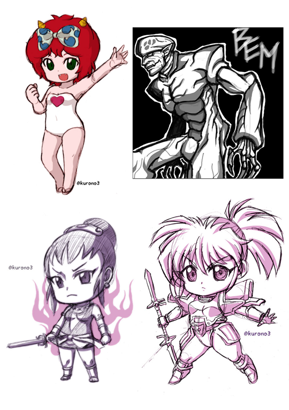 なんとか昭和っぽいの集めてみた。
#昭和生まれの絵描きさんの絵を魅せて 