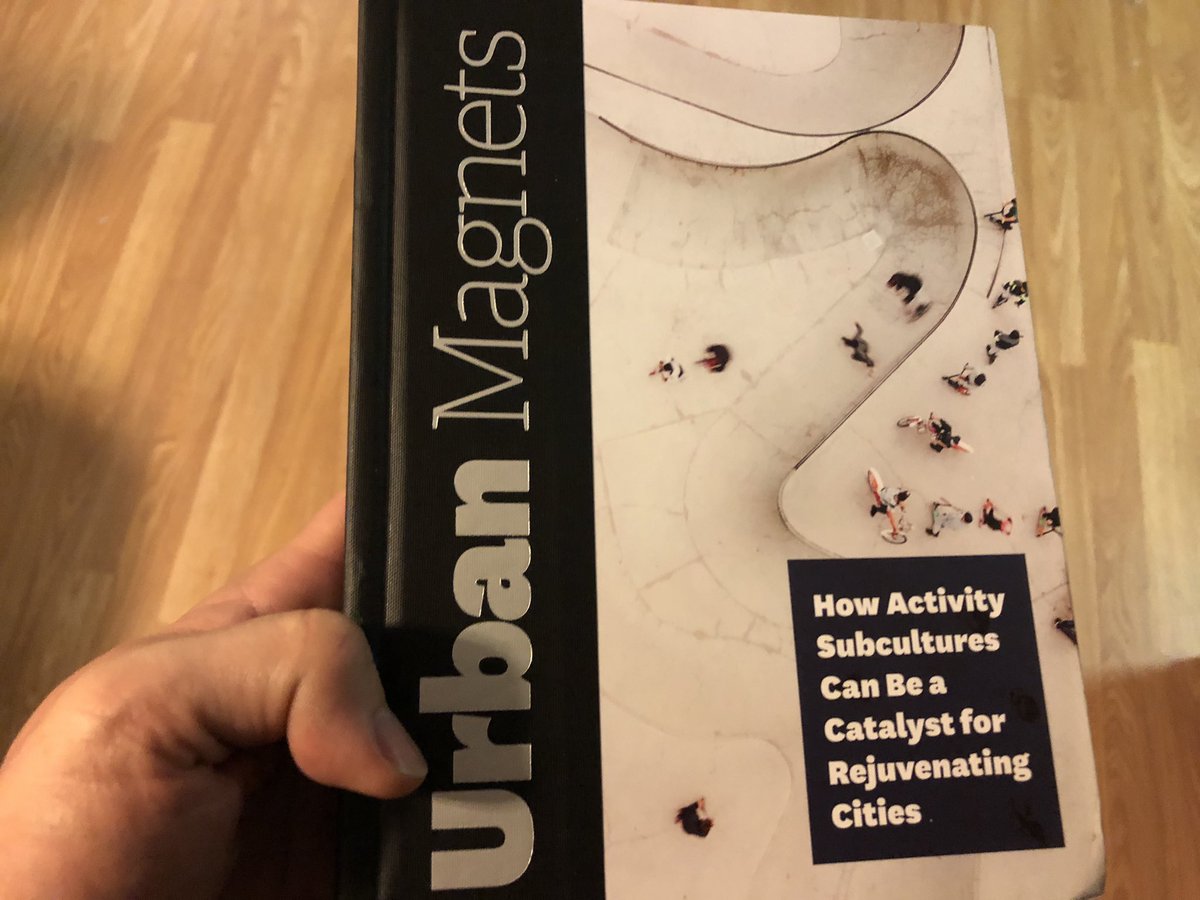 BrentToderian's tweet photo. If you like books on better cities, here’s a new offering that just arrived from 3 friends of mine, on the interesting concept of “Urban Magnets.” Haven’t read it yet, but looking forward to. Congrats @JBHaden @markstrategy @UrbanIrvine.

For more books, search #UrbanismBookClub! https://t.co/lc3VpVF4Fy