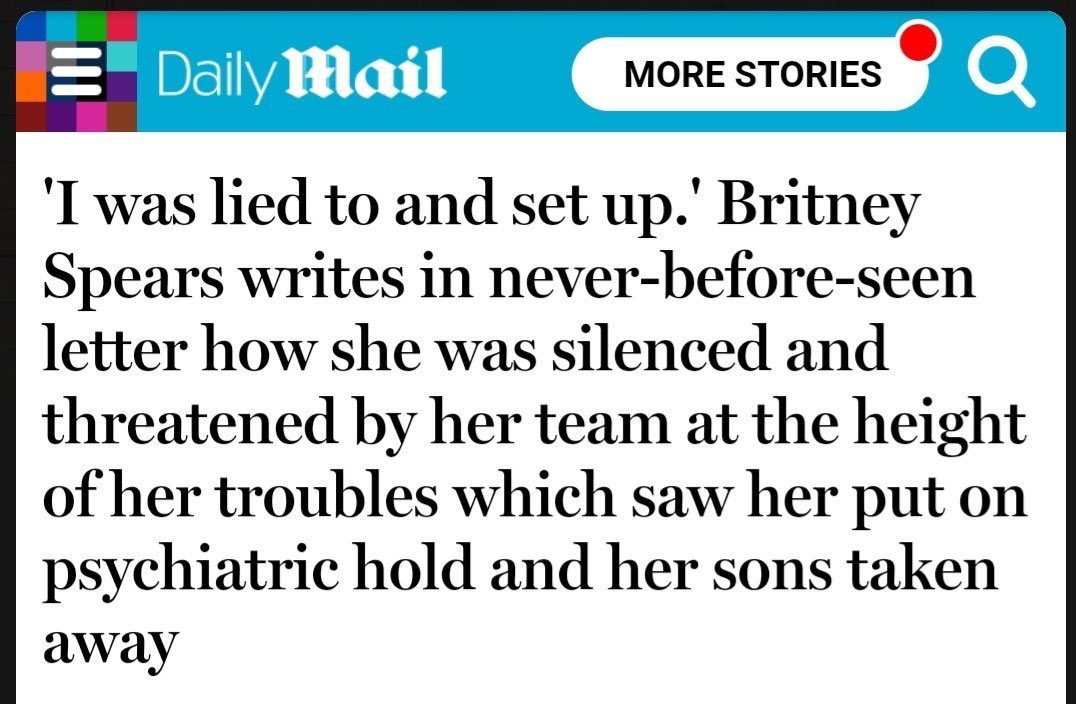 a heartbreaking letter written in third person by britney, explaining how she has been plotted against by her team:
