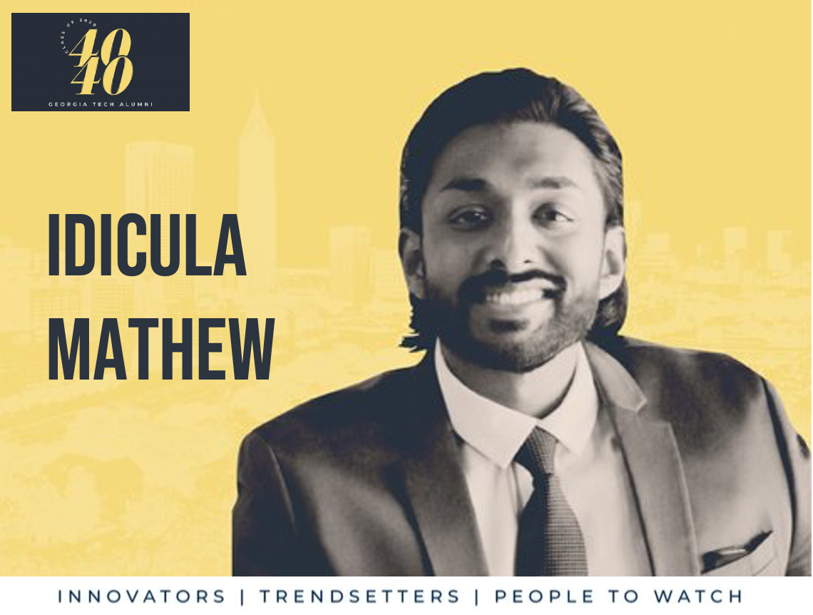 idicula_'s tweet photo. Incredibly honored to be named a #40Under40 Innovator, Trendsetter, People to Watch by @GeorgiaTech @gtalumni! Humbled to be alongside such an outstanding group of leaders. Always a #YellowJacket at heart! Check out all the exciting things we are up to! https://t.co/9imuzCgKP8 https://t.co/xhhJrq8f8R