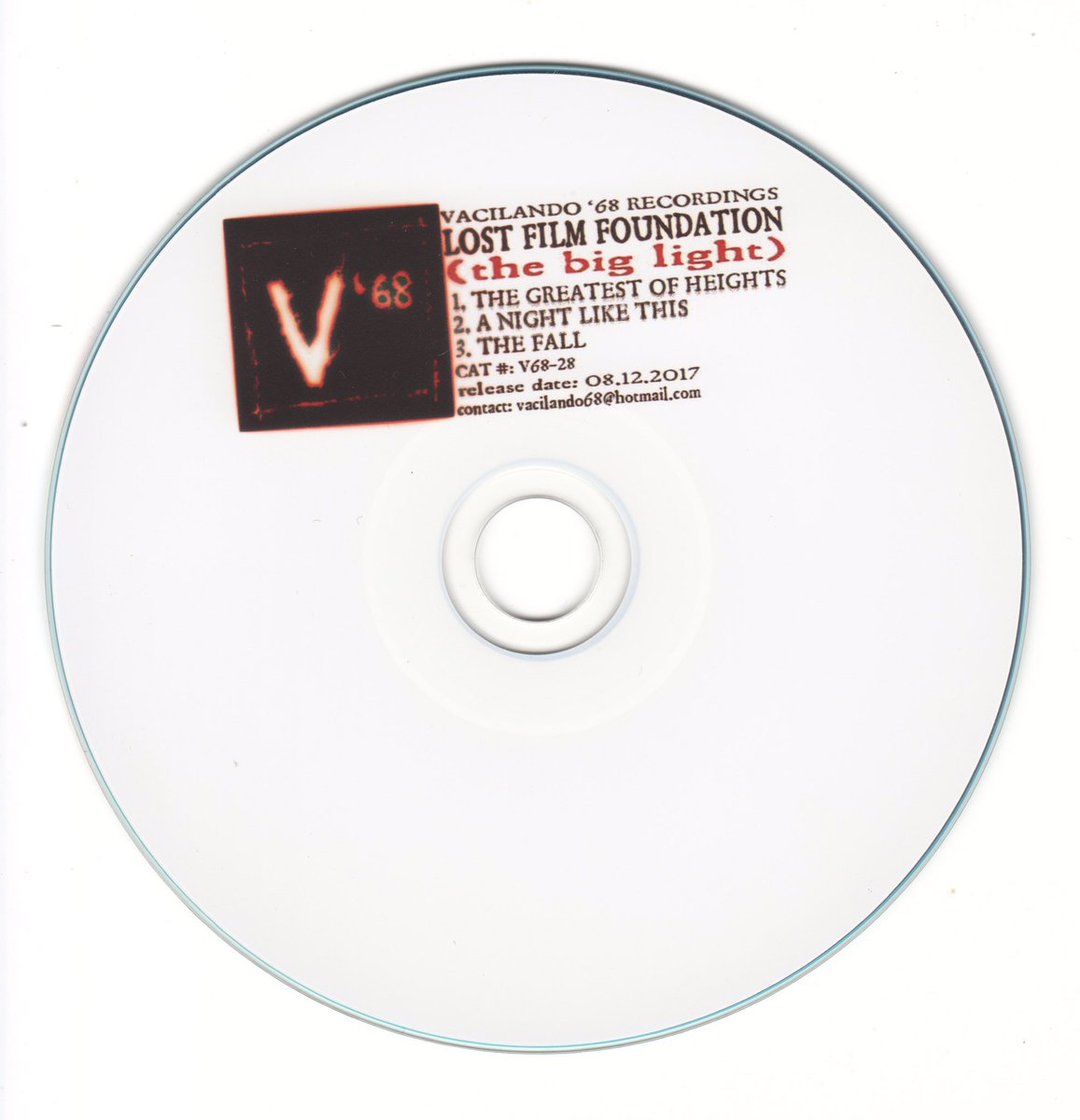 TheMedwayScene's tweet photo. Lost Film Foundation - The Greatest Of Heights:

https://t.co/XknpYedmG8

A promo CD from #Medway band Lost Film Foundation.

01 - Lost Film Foundation - The Greatest Of Heights.flac
02 - Lost Film Foundation - A Night Like This.flac
03 - Lost Film Foundation - The Fall.flac https://t.co/zX5rNhadYZ