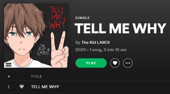 The Kid Laroi - Tell Me Why  The Kid Laroi - Tell Me Why Lyrics