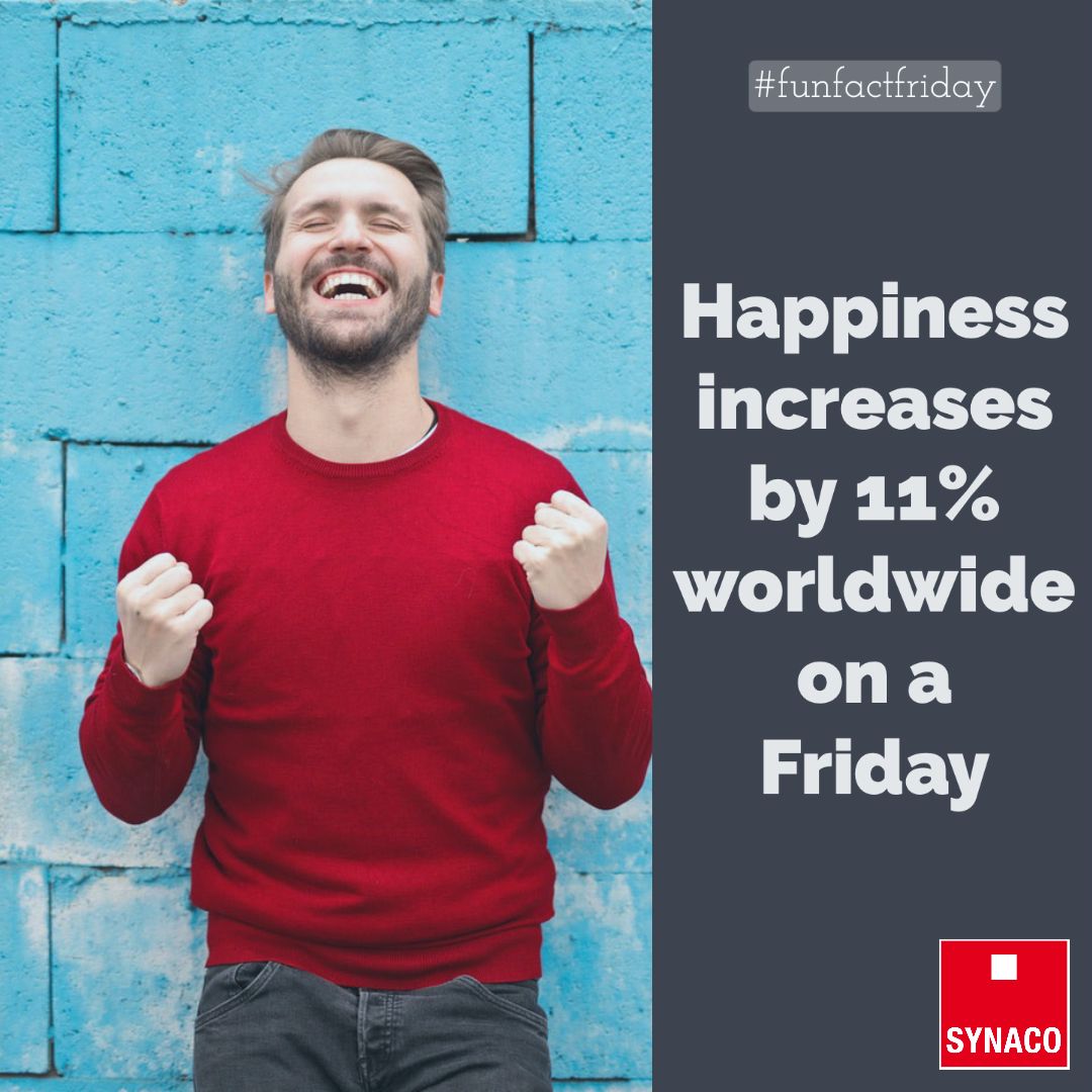 synacojobs's tweet photo. Happy Friday ๐
#FunFiday https://t.co/03A1NjWROP