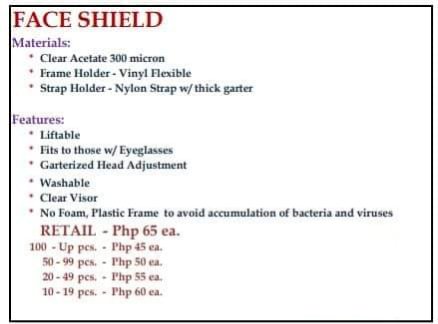 Liftable face shield for P65 only!This is different from the previous face shield I tweeted in this thread.DM me for inquiries.