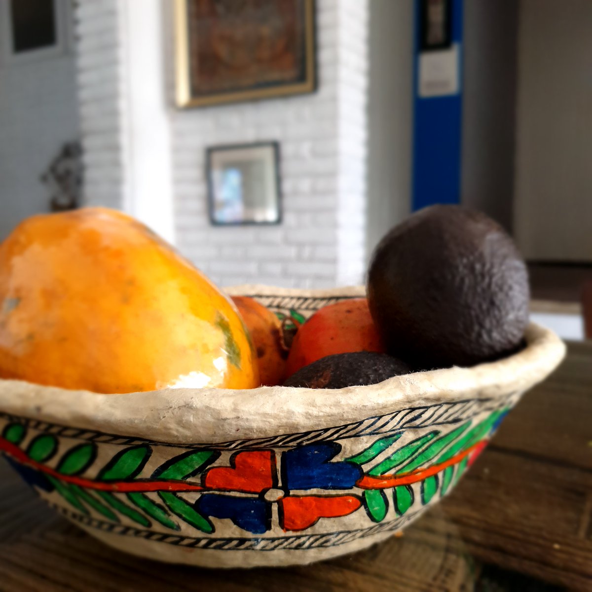 Let us switch to Papermache fruit baskets from #Madhubani #Bihar
#HandmadeInIndia they are with newspaper pulp, methi, multani mitti! #ecofriendly &amp; #vocalforlocal
Support the #indianartisans
<a href="/FollowCII/">Confederation of Indian Industry</a> <a href="/IndianArtizans/">Indian Artizans</a>