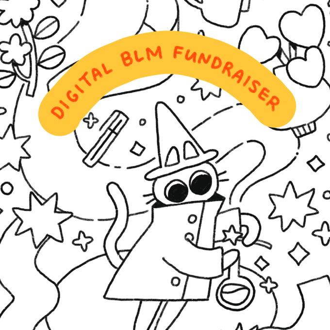 by the way, i'm gonna have both a physical and a digital fundraiser going on my site tomorrow! the first org i'm donating to is the Northwest Community Bail Fund ? 