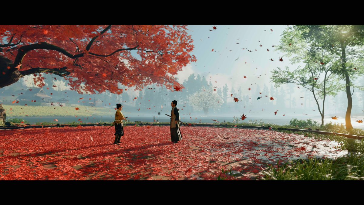 The Ghost of Tsushima is absolutely stunning.
