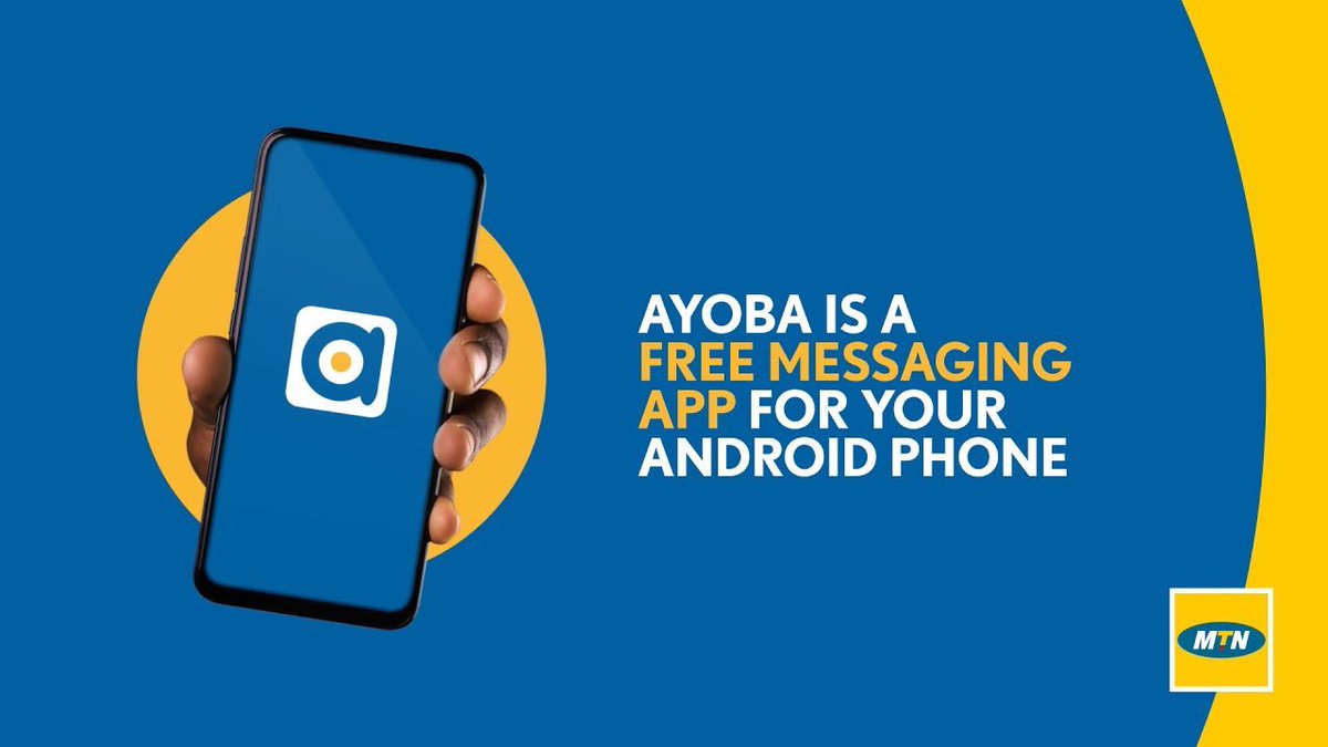 DouglasLwangaUg's tweet photo. You dont have data, but you want to chat? Guess what MTN just introduced this App Ayoba. Download it today start chatting with ur pipo for free. Isnt this cool?
#MTNxAyoba 
#NBSKatchup https://t.co/Y7cfFLKQ64
