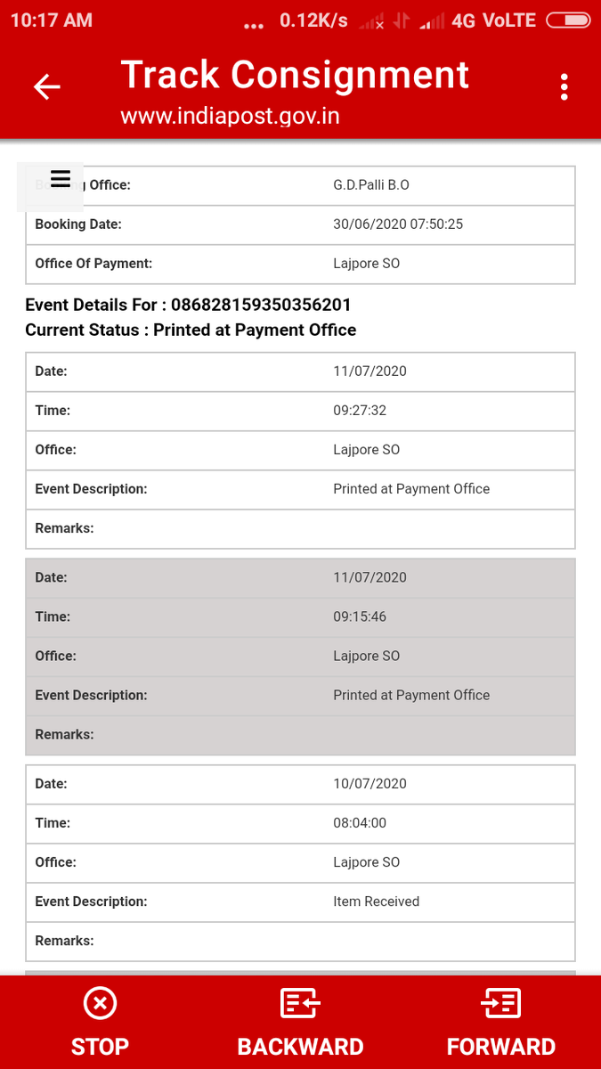 When will this emo paid how many days will take it indiaposts still it is pending...booked 30:06:2020 but not paid ..harash..harrash <a href="/IndiaPostOffice/">India Post</a> <a href="/dgposts/">DG</a> <a href="/narendramodi/">Narendra Modi</a> sir