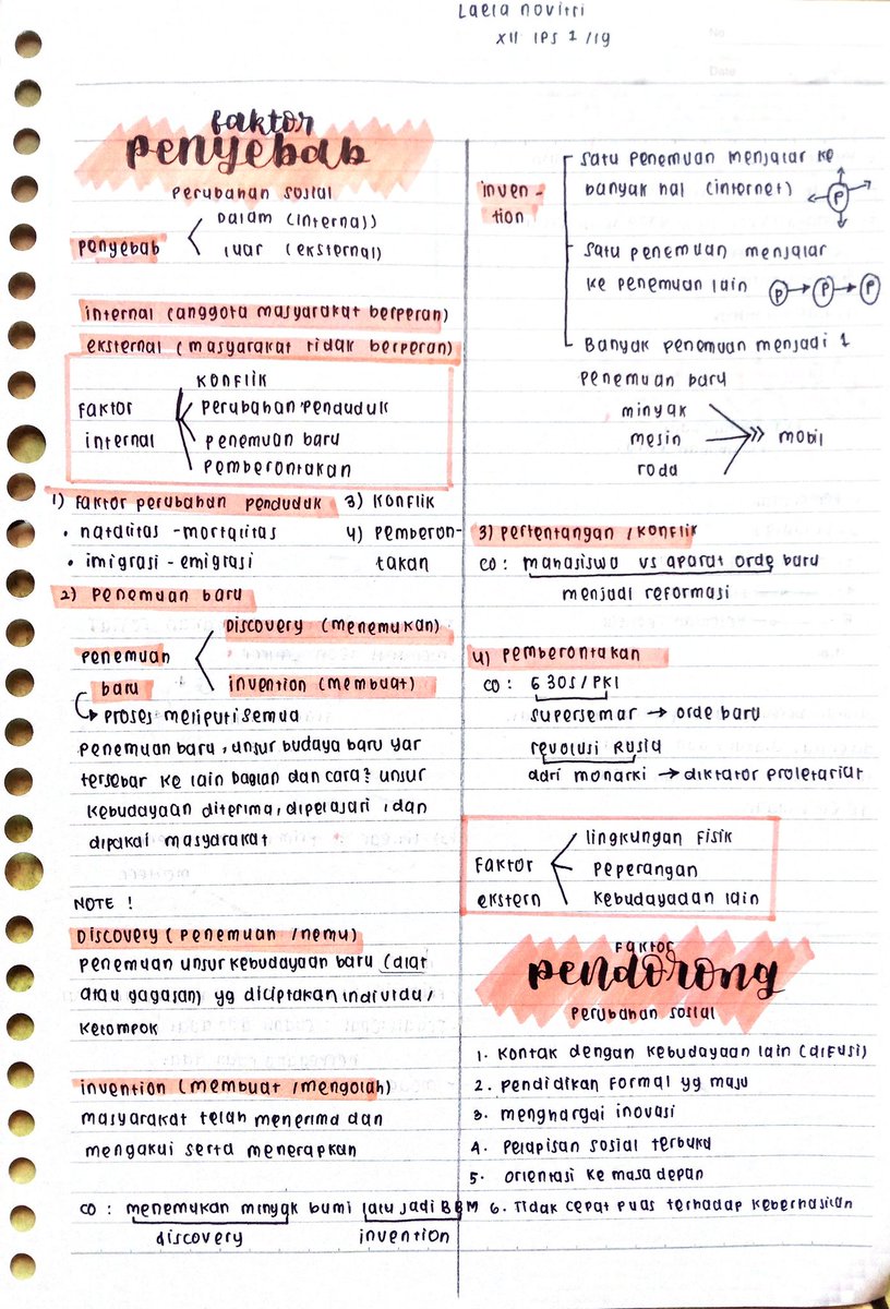 iridoriscent's tweet photo. PERUBAHAN SOSIAL

SOSIOLOGI XII BAB 1

Referensi: PPT guru aku, zenius, pahamify, ruangguru alias ini capek bgt nulisnya banyaak!🤧💔

tapi buat yang mau singkatnya buat ngehafal bisa cek yang sticky notes aja ya karena aku ngapalin garis besarnya dari situ WKWK https://t.co/yylz0zBAFJ