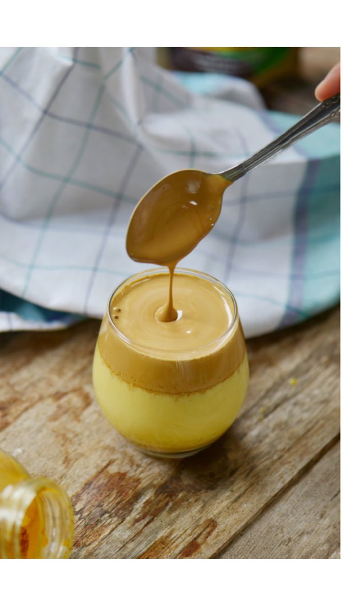 NeniNennok's tweet photo. Mau dalgona golden milk ga? https://t.co/6j9Fxj0UJU