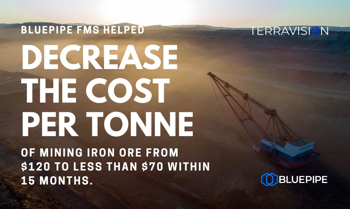 BluepipeMining's tweet photo. BluePipe FMS helped one of our clients decrease their cost per tonne of mining Iron Ore from $120 to less than $70 within 15 months.

Learn how BluePipe can create visibility and transparency across your mine. 

#mining #reduceminingcosts #optimization #minesmarter https://t.co/cksJC4J2Ho