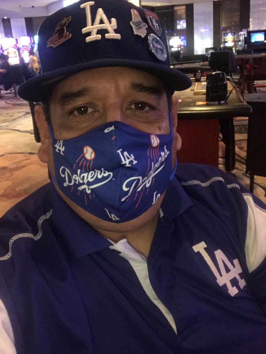 dodgers52's tweet photo. Memo to Dodger Fam! So what does one do when you have been medically cleared from the virus &amp; haven’t been anywhere in 28 days! You go and rise hell at Agua Caliente in Palm Desert Ca! #Repersenting our Dodger Fam in the desert https://t.co/fm010zauqu