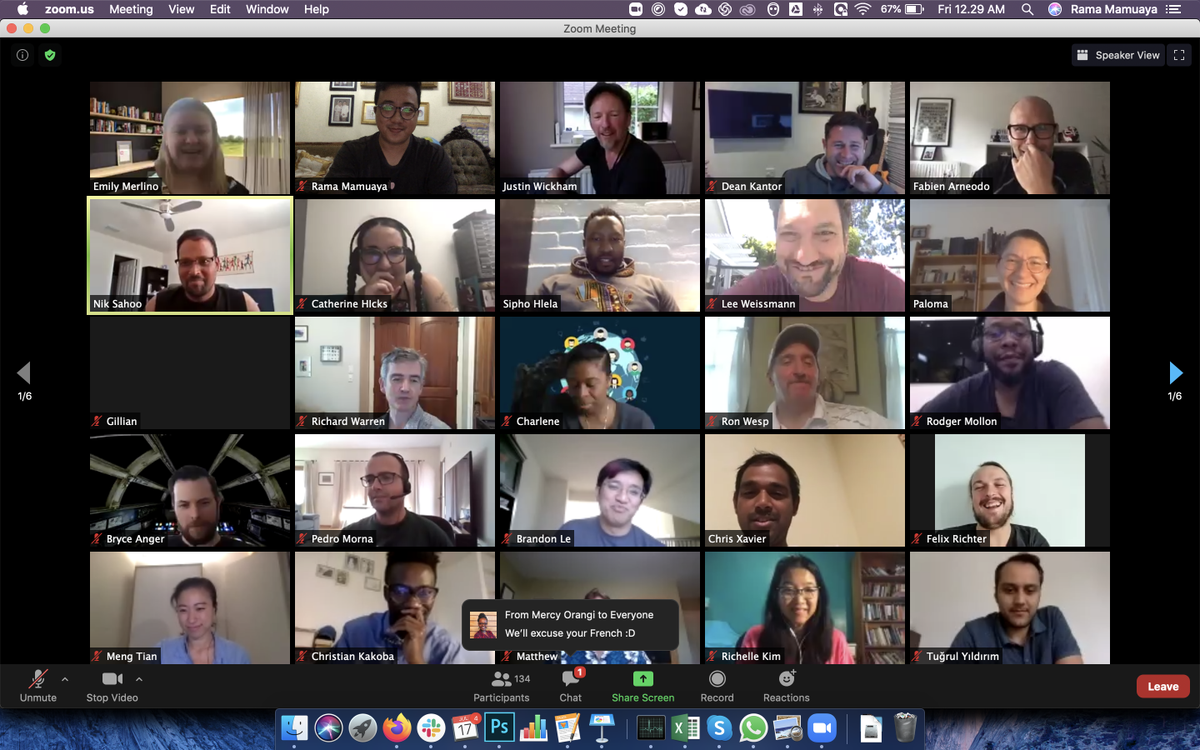 ramamuaya's tweet photo. A truly fun session on a truly global network of amazing people. #EMBA26 @QuanticSchool
PS: a few French words were exchanged, and later, excused. https://t.co/XSbiLQQA5B