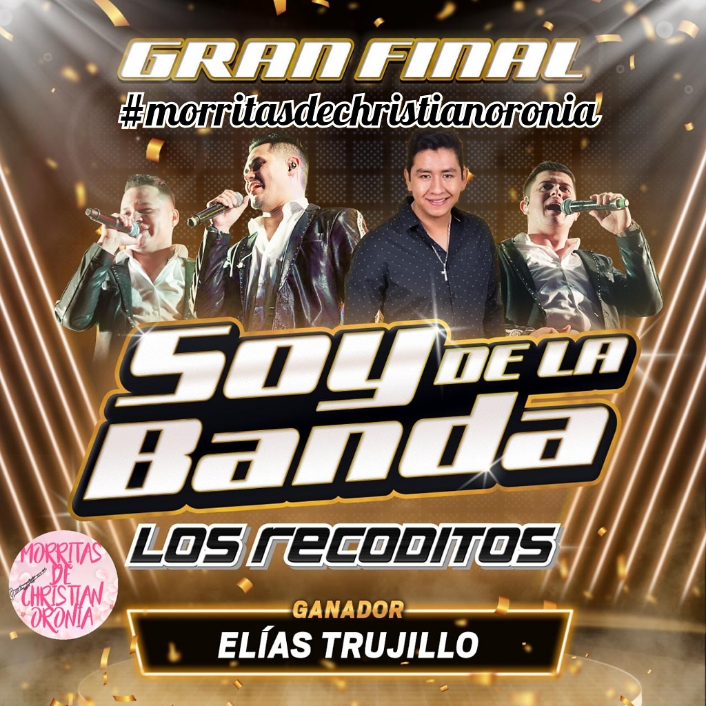 Muchas felicidades a Elías Trujillo 🎊 eres el ganador de #SoyDeLaBanda  🎧🎤

<a href="/Chrisoronia/">Chris Oronia</a>
<a href="/LasOronia/">Las Morritas De Christian Oronia</a> <a href="/BANDARECODITOSS/">BANDA LOS RECODITOS</a>