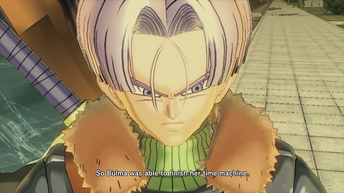 Sorrellove's tweet photo. Midknight-chan is kinda 3rd wheeling? But ow my heart and I ship
 #Xenoverse2 #GohanxTrunks #Owthefeels https://t.co/OOSWooLUWT