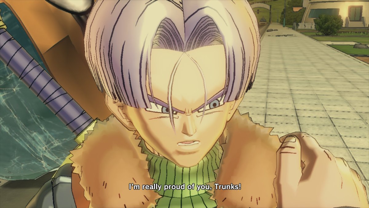 Sorrellove's tweet photo. Midknight-chan is kinda 3rd wheeling? But ow my heart and I ship
 #Xenoverse2 #GohanxTrunks #Owthefeels https://t.co/OOSWooLUWT