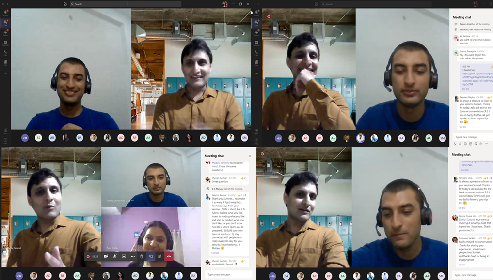 Agarwaldhri's tweet photo. #CareersOverCoffee Ep.6| Sprinting The Marathon | @iSumeetShetty shared few #fundamentals with #EarlyTalents

#Career is more than chasing levels, Building your A-team of #mentors, #Network genuinely,
Be #prepared for changes, #ReadToLead
#CareerCanvas @saplabsindia https://t.co/ZFh6Vk61hZ