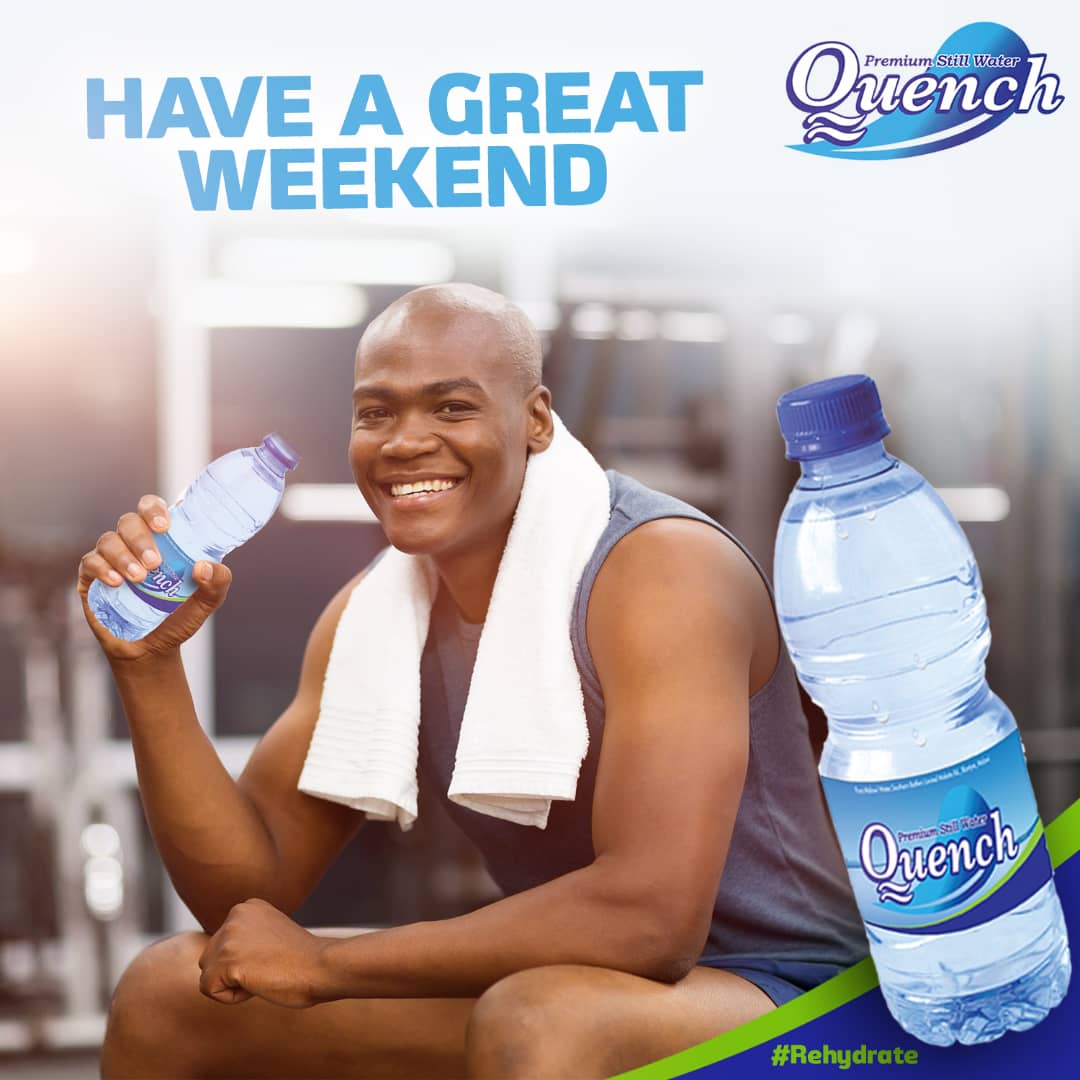 Bizmalawi's tweet photo. Have an amazing weekend everyone!
#rehydrate with Quench
More Info :- https://t.co/Bbbhg87R7F
#premiumwater #drinkwater #rehydrate #DrinkWaterReminder #healthylifestyle #weekend #onlinemarketing #lilongwe #blantyre #directory #mzuzu #malalwi https://t.co/EcmE1Q7U80