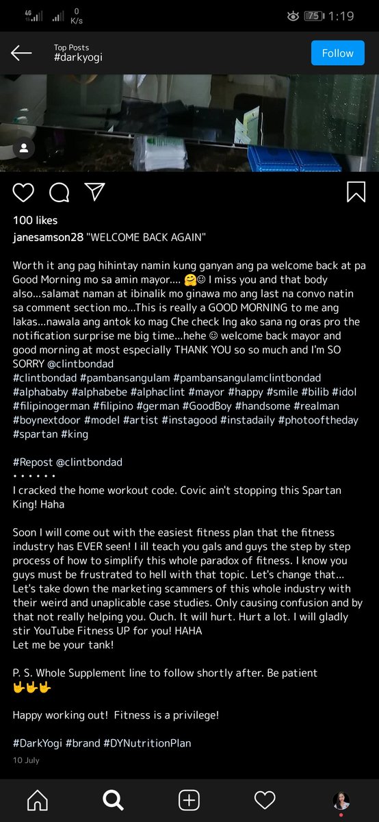 CkbMrb's tweet photo. #ClintBondad nakuuu tigilan nyo na kahibangan nyo hahahah oh search nyo sa instagram #darkyogi nandyan yung clue k.bye https://t.co/n0TBz4qOSp