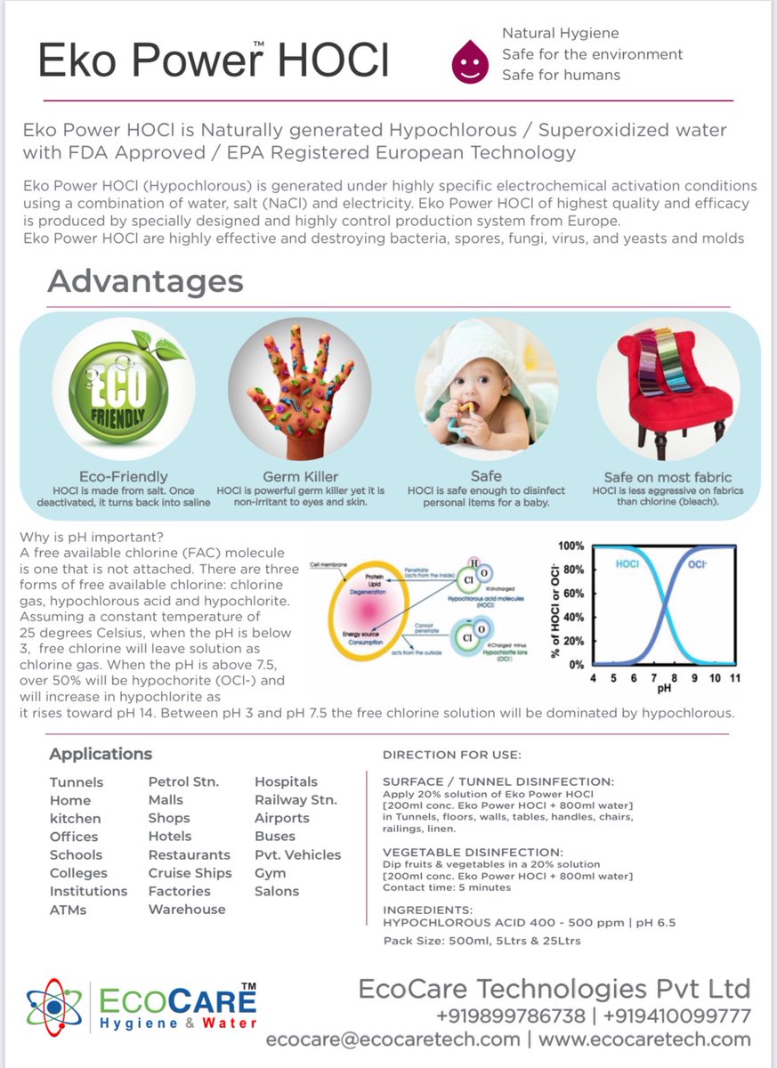 EcocareT's tweet photo. Avoid the spread of pandemic by using human-friendly, non-toxic and natural product. It doesn't harm skin and fabrics. It is available on Amazon and can be contacted us at mentioned numbers. Stay home and stay safe! https://t.co/nsPJjPsDBg