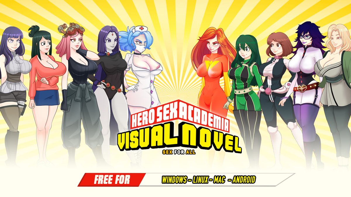You can download the game completely for free for #Android #Windows #Mac and #Linux! Enjoy it now!

👇👇👇
patreon.com/HeroSexAcademia
👆👆👆

#Adultgame #Porngame #HentaiGame #MHA #MyheroAcademia #bokunohero  #BokuNoHeroAcademia #SexGame #XXXGame #Hentai
