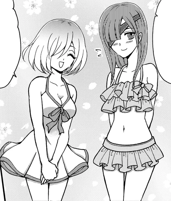 もうすぐ暑い夏がやってくるということでマシュとオフェリアさんの水着姿

現在の進捗です #FGO 