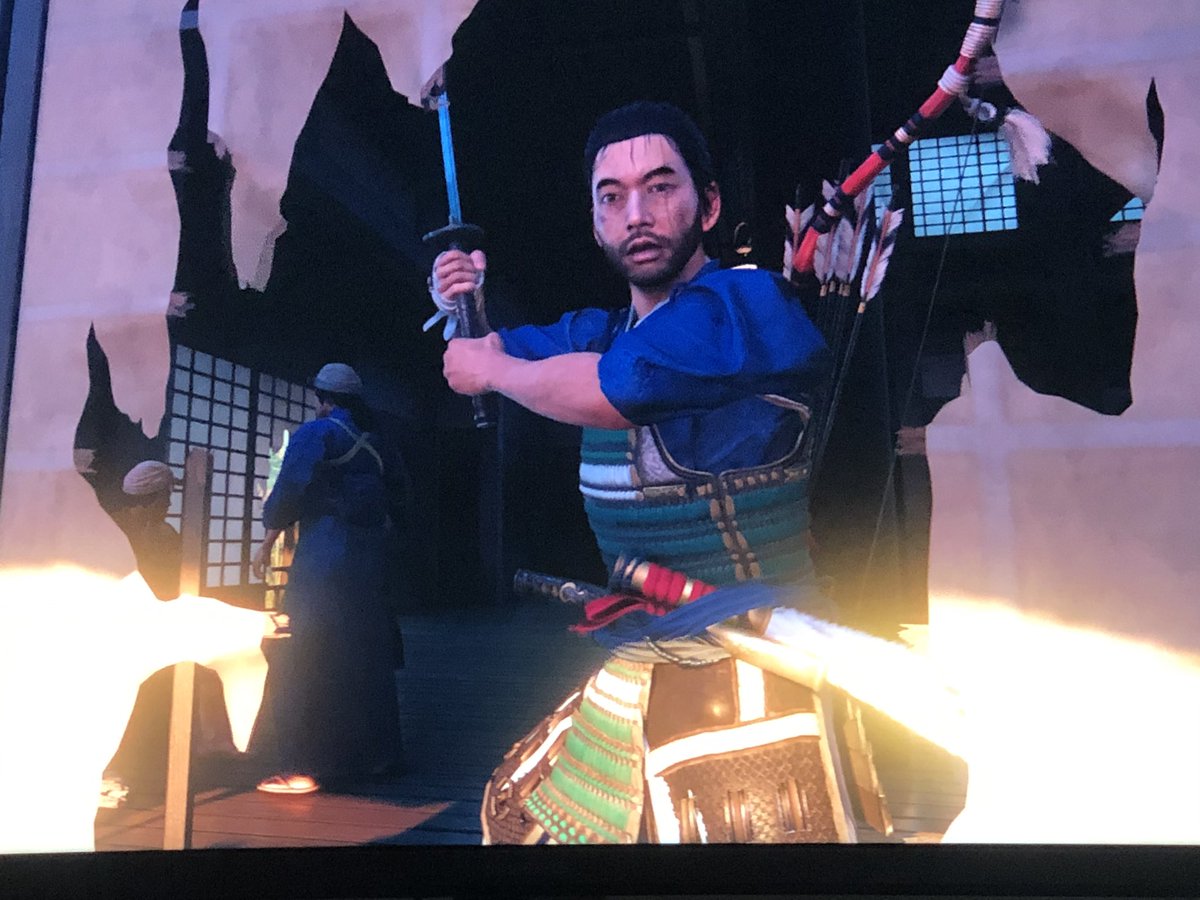 Maker_Jaker's tweet photo. Noted: do not instinctively spam ‘square’ to open doors in dojos in Ghost of Tsushima 😅 https://t.co/i0oQ5Gg5e9