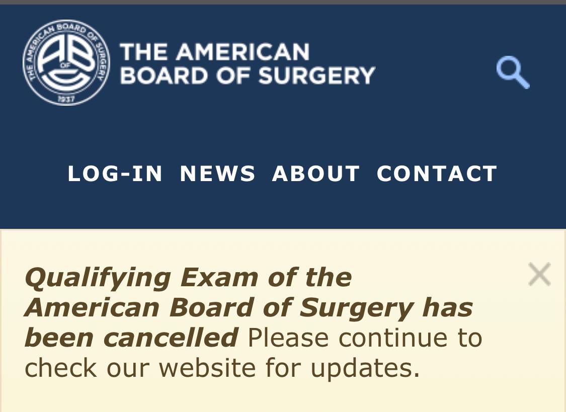 Lady_Surgeon's tweet photo. And apparently now they just up and cancelled the exam 😡
#boardsfail #myabsstory https://t.co/wIlpIBDRxO