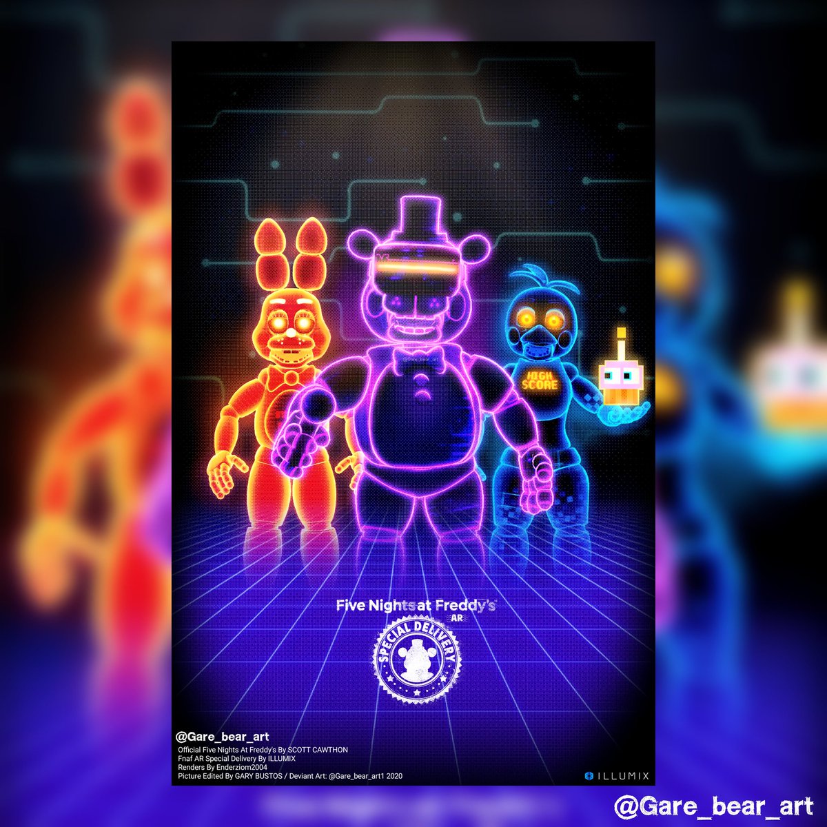 Five Nights At Freddy's AR Special Delivery by GareBearArt1 on