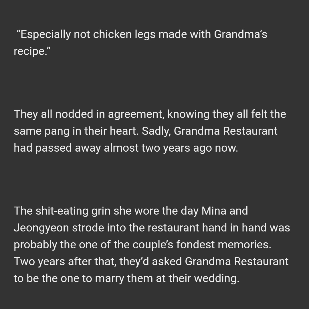 dubutheeagle's tweet photo. NO. I THOUGHT I WAS SAFE...I'M CRYING. GRANDMA RESTAURANT. πππ #MidnightStranger https://t.co/es1BEatWHM