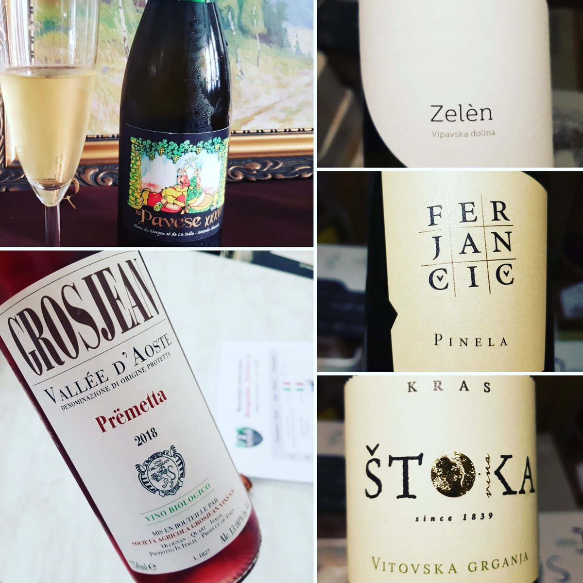 CuveeOstrava's tweet photo. Sekt z rodu Hedvábného žlutého 🇮🇹 a Pinella 🇸🇮 ovládly úvod Mimořádné schůze K.A.H.A.N.u #vinobuditele #ostrava #prieblanc @pavese_ermes #pinella @ferjancicwines #premetta @grosjean.vins #zelen @pasji_rep_wines #vitovskagrganja @vina_stoka | #vino #wine #italy #slovenija https://t.co/FZkbNcu0Fn