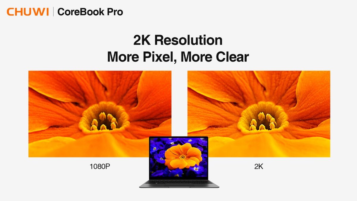 Chuwi_Japan's tweet image. 【新品発表】

#CoreBookPro
💻2K大画面ノートPC

🌟13インチ2K ディスプレイ（2560×1440解像度）
🌟3：2アスペクト比
🌟インテルCore i3プロセッサ
🌟8GBメモリ＋256GB SSDストレージ

詳しくは👇
promotion.chuwi.com/corebook-pro/jp