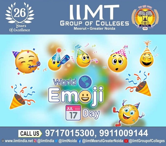 iimtnoida's tweet photo. #WorldEmojiDay2020 

World Emoji Day
17 July 2020

https://t.co/kmOehwzzzI
9717015300
.
.
#BestEngineeringCollegeDelhiNCR
#bestengineeringcollegeingreaterNoida
#bestengineeringcollegeinup
#ArtificialIntelligence
#ArtificialIntelligenceEngineering https://t.co/3aOIAcWHwe