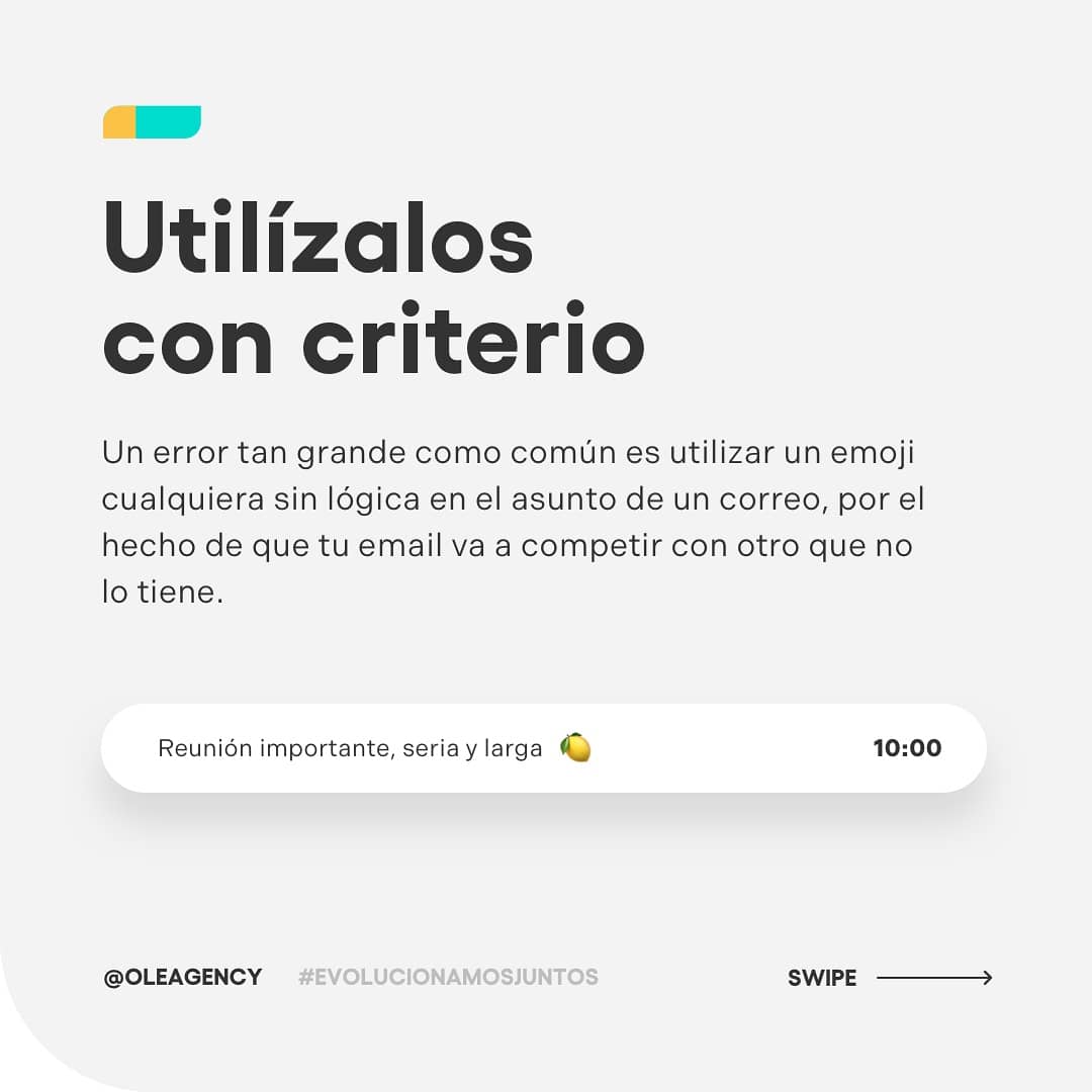OleAgency's tweet photo. ¡No queremos perdernos el #emojiday! Te dejamos 4 #tips sobre el uso correcto de los #emojis #EmojiDay2020 https://t.co/5IldDwyMne