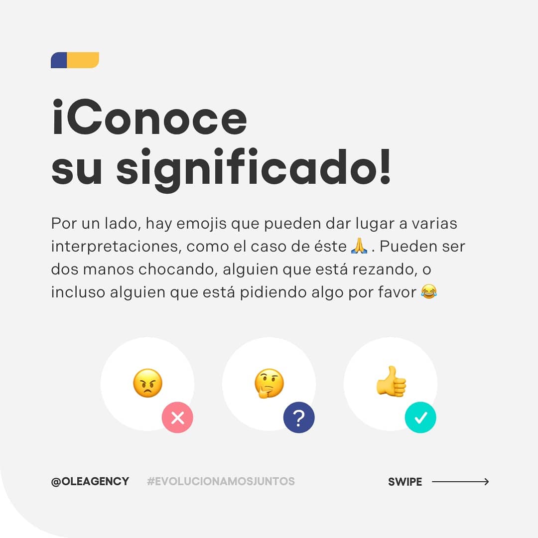 OleAgency's tweet photo. ¡No queremos perdernos el #emojiday! Te dejamos 4 #tips sobre el uso correcto de los #emojis #EmojiDay2020 https://t.co/5IldDwyMne