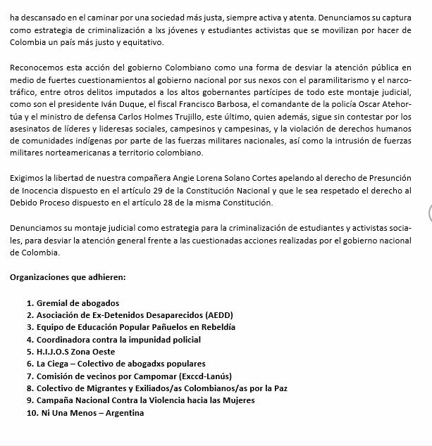 MalegriaY's tweet photo. #MalegríaYLibertad #CampañaInternacional #NoMásMonatajesJudiciales #LibertadParaAngie.🦋🦋🦋🦋🦋🦋
La solidaridad no tiene fronteras ni colores.
¡Exigimos libertad para nuestra compañera y amiga Angie Lorena Solano Cortés! 

¡No más persecución al pensamiento crítico! https://t.co/xqobHQyJOi