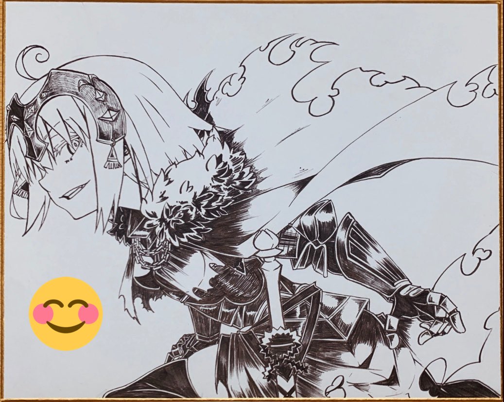 今回の線画は久々にベタ強めにしたのでいいコントラスト加減な気がします(*'ω`*)このままええ感じに描きあげるどー☆ミ 