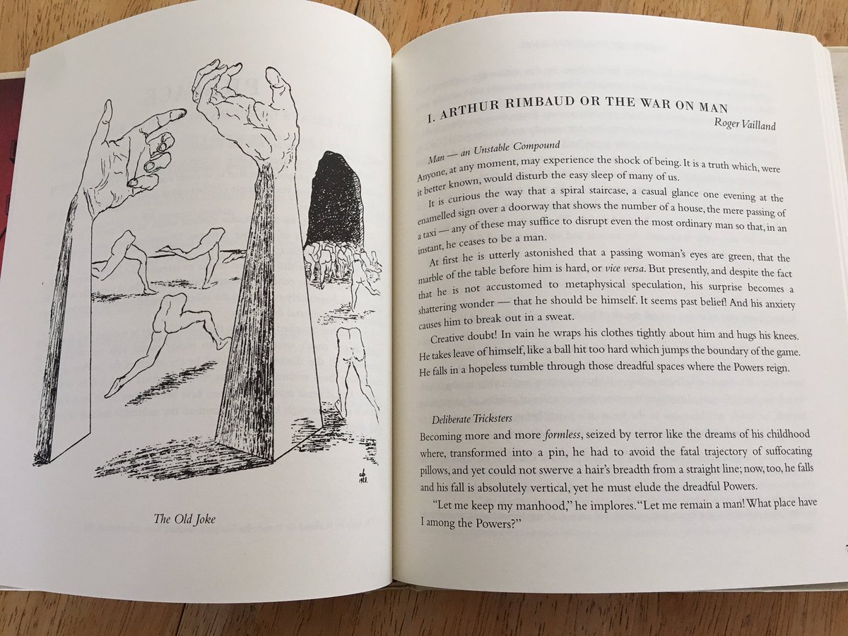 Some more marginal figures now, this time associated with the short-lived magazine Le Grand Jeu (1928-30). This handsome anthology brings together all four issues, including poems, tracts and artwork.