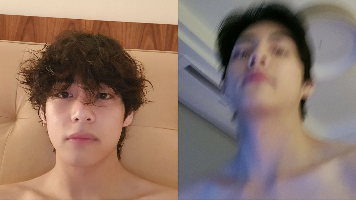 taebokkiii's tweet photo. Taehyung saying they dont usually wear clothes most of the time sums up everything https://t.co/85sfsEQQA4
