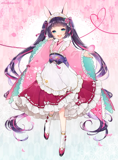 #女の子のイラストだけで興味を持ってくれる方へ届け
メイド服を着た女の子が好きな人へトドケ〜 