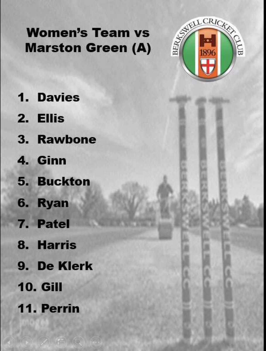 We start our @ASLcricket campaign this Sunday away vs @MarstonGreenCC 🏏