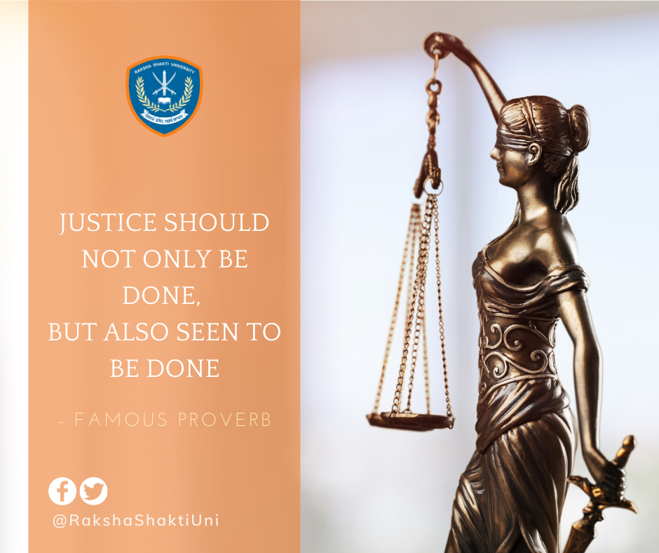 RakshaUni's tweet photo. Justice Prevails... Always!
#Justice is the system that maintains #order and #peace in the #world. In #India, it is the third estate of a powerful, independent & the largest #democracy.
#JusticeDay
#InternationalJusticeDay
#Judiciary
#RSU
#SchoolOfSecurityLaw
#SSLPG https://t.co/3ERlJh2EEa